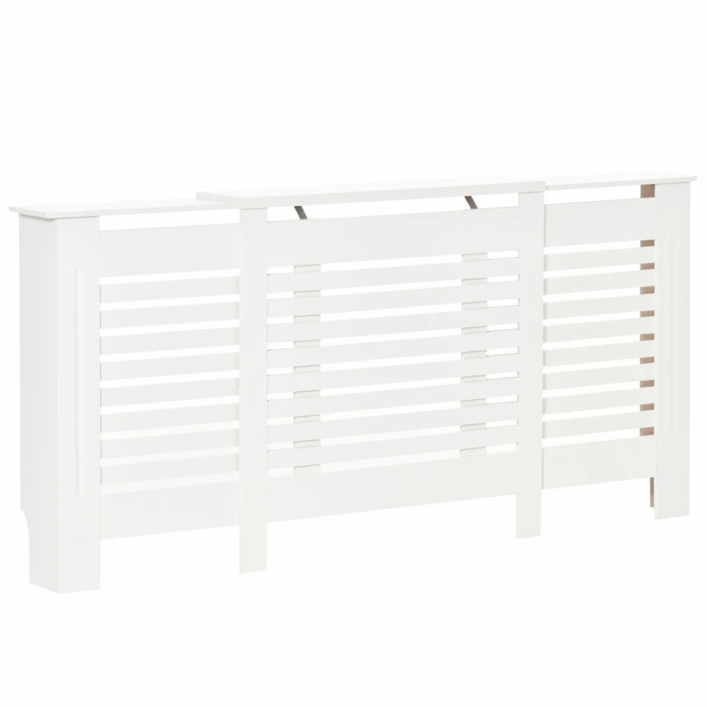 Κάλυμμα ψύξης επίπλων HOMCOM Ρυθμιζόμενο πλάτος και επάνω ράφι από MDF και ξύλο - Λευκό 820-200 Κάλυμμα ψύξης επίπλων HOMCOM Ρυθμιζόμενο πλάτος και επάνω ράφι από MDF και ξύλο - Λευκό 820-200