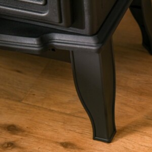 HOMCOM Ηλεκτρικό τζάκι με εφέ φλόγας, ρυθμιζόμενη κάλυψη θερμοκρασίας 20-25m² - Μαύρο 820-215V90 - Image 6