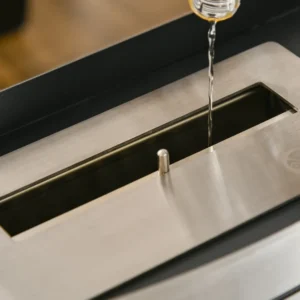 Τζάκι HOMCOM βιοαιθανόλης από ανοξείδωτο χάλυβα, 3 ώρες καύσης με δοχείο 1,5L και κάλυψη 25m², 45x18x17 cm, Ασημί 820-330V00SR - Image 6