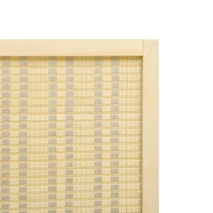 HOMCOM Πτυσσόμενη Σίτα για Εσωτερικό 4 Πόρτες σε Ξύλο και Μπαμπού Ύψος 180cm, Φυσικό Χρώμα 830-700V00ND - Image 6