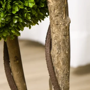 HOMCOM Τεχνητό Πυξάρι με 3 σφαίρες με γλάστρα και ενισχυμένο πάτο, Ύψος 90 cm 830-705V00YG - Image 7