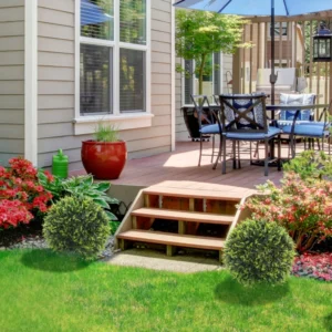 HOMCOM  Σετ από 2 Τεχνητά Φυτά σε Σφαίρα με Φύλλα Κέδρου για Σπίτι και Κήπο Ø45 εκ., Πράσινο  830-949V00GN - Image 8