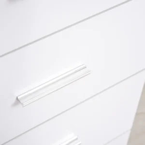 Συρταριέρα Homcom για το σπίτι και το γραφείο σε ξύλο, λευκό, 90x35x73 cm 831-139 - Image 4