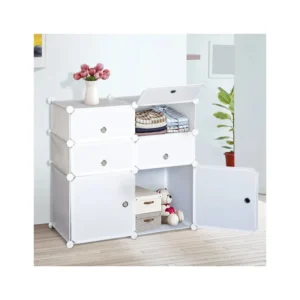 Σύστημα Αποθήκευσης - Ντουλάπα με 6 Κύβους 75 x 37 x 73 cm HOMCOM 831-178 - Image 3