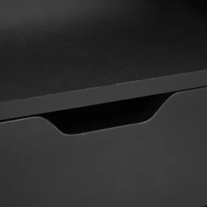 Σετ Κρεμαστά Ξύλινα Κομοδίνα 40 x 30 x 19.5 cm 2 τμχ Χρώματος Μαύρο HOMCOM 831-629V00BK - Image 6