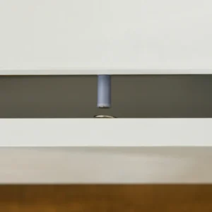 Κομοδίνο HOMCOM με ενσωματωμένο φως LED RGB με 2 συρτάρια, 4 λειτουργίες φωτισμού και 16 χρώματα, σε μοριοσανίδα, 60x39x47cm, Λευκό 831-650V90WT - Image 6