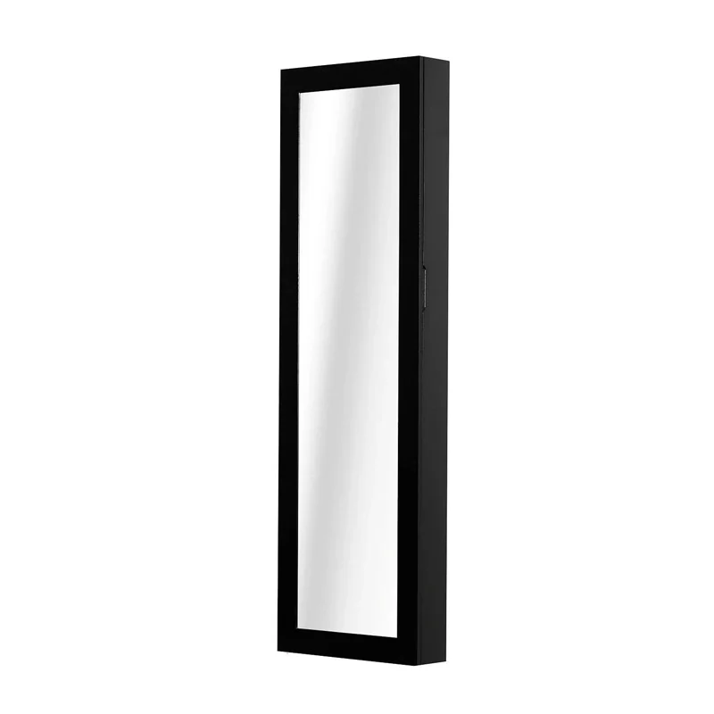 Κρεμαστή Κοσμηματοθήκη Μπιζουτιέρα με Καθρέπτη 37 x 9.5 x 121 cm HOMCOM 833-101BK Κρεμαστή Κοσμηματοθήκη Μπιζουτιέρα με Καθρέπτη 37 x 9.5 x 121 cm HOMCOM 833-101BK