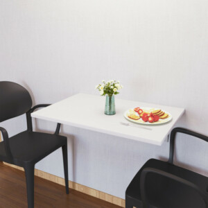 Πτυσσόμενο Επιτοίχιο Βοηθητικό Τραπεζάκι 60 x 40 x 20 cm HOMCOM 833-179WT - Image 6