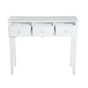 Ξύλινη Κονσόλα με 3 Συρτάρια 100 x 32 x 85 cm HOMCOM 833-313 - Image 2
