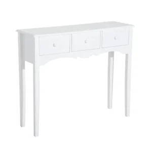 Ξύλινη Κονσόλα με 3 Συρτάρια 100 x 32 x 85 cm HOMCOM 833-313 - Image 5