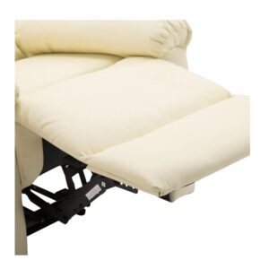 Ανακλινόμενη Πολυθρόνα με Υποπόδιο 80 x 97 x 107 cm Χρώματος Λευκό HOMCOM 833-455WT - Image 2