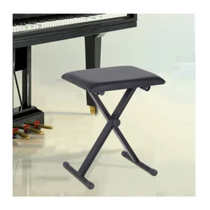 Πτυσσόμενο Σκαμπό Πιάνου με Μεταλλικό Σκελετό 39 x 29 x 51 cm HOMCOM 833-514 - Image 6