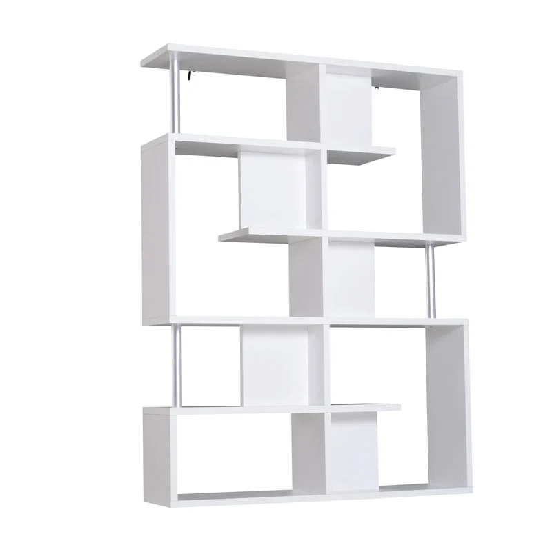 Ξύλινη Βιβλιοθήκη με 5 Επίπεδα 160 x 28.6 x 120 cm Χρώματος Λευκό HOMCOM 833-554WT Ξύλινη Βιβλιοθήκη με 5 Επίπεδα 160 x 28.6 x 120 cm Χρώματος Λευκό HOMCOM 833-554WT