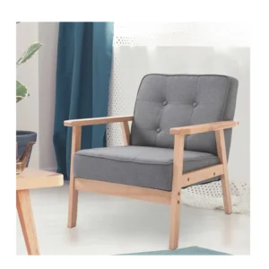 Ξύλινη Πολυθρόνα 70 x 64.5 x 70 cm HOMCOM 833-664 - Image 4