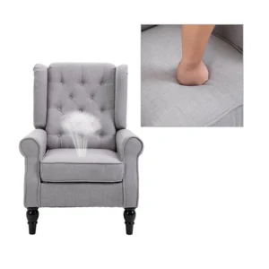 Ξύλινη Πολυθρόνα 76 x 86 x 108 cm HOMCOM 833-695GY - Image 5