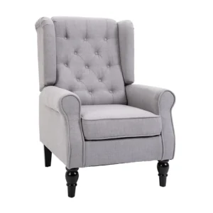 Ξύλινη Πολυθρόνα 76 x 86 x 108 cm HOMCOM 833-695GY - Image 8