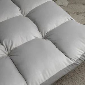 Υφασμάτινη Πολυθρόνα Δαπέδου με Ανακλινόμενη Πλάτη 71 x 55 x 53.5 cm HOMCOM 833-908GY - Image 6