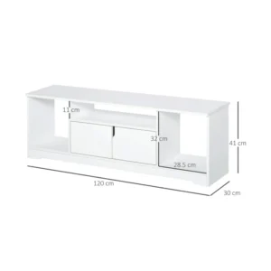 Ξύλινο Έπιπλο Τηλεόρασης 120 x 30 x 41 cm HOMCOM 833-951 - Image 7