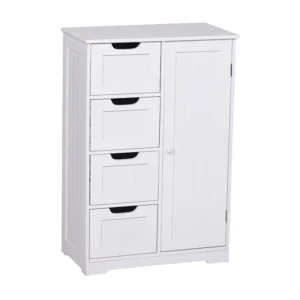 Ντουλάπι Μπάνιου με 4 Συρτάρια 56 x 83 x 30 cm Kleankin 834-181