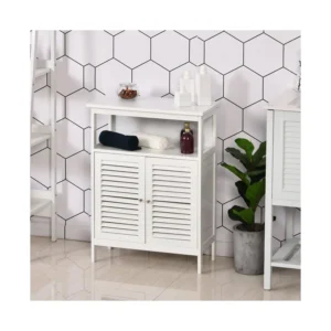 Ντουλάπι Μπάνιου με 2 Ράφια 60 x 30 x 81.6 cm Kleankin 834-217 - Image 4