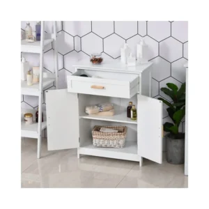 Ντουλάπι Μπάνιου με 1 Συρτάρι 59 x 29 x 80 cm Kleankin 834-241 - Image 4