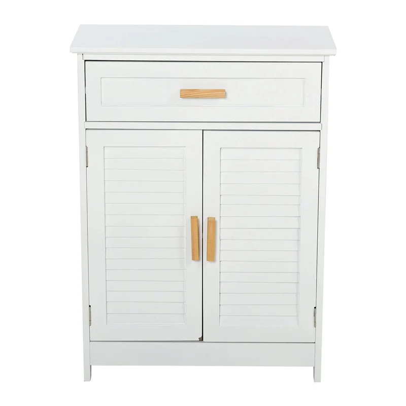 Ντουλάπι Μπάνιου με 1 Συρτάρι 59 x 29 x 80 cm Kleankin 834-241 Ντουλάπι Μπάνιου με 1 Συρτάρι 59 x 29 x 80 cm Kleankin 834-241