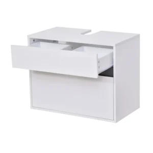 Ξύλινο Έπιπλο Νιπτήρα με 2 Συρτάρια 67 x 36 x 52 cm HOMCOM 834-285 - Image 2