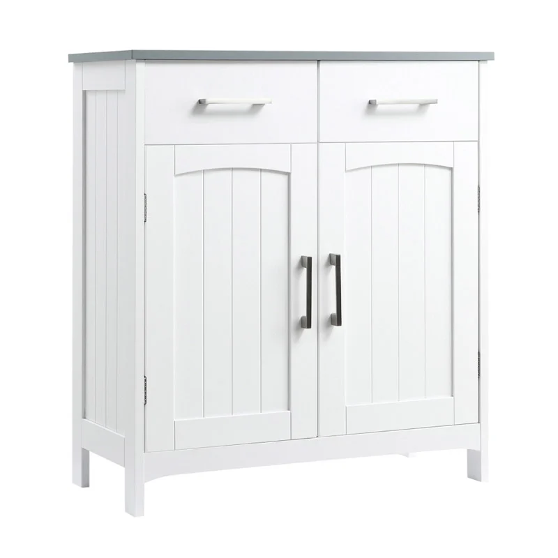 Ξύλινο Ντουλάπι Μπάνιου 68 x 33 x 76 cm Kleankin 834-360 Ξύλινο Ντουλάπι Μπάνιου 68 x 33 x 76 cm Kleankin 834-360