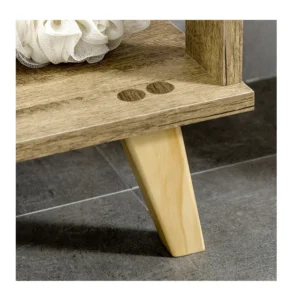 Ξύλινο Έπιπλο Μπάνιου 50 x 30 x 89 cm Kleankin 834-398 - Image 2