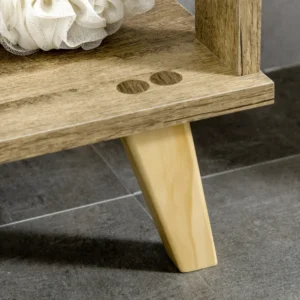 Ξύλινο Έπιπλο Μπάνιου 50 x 30 x 89 cm Kleankin 834-398 - Image 7