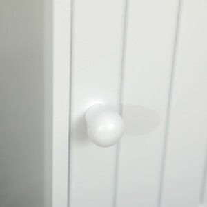 Ντουλάπι Μπάνιου με Θήκη για Χαρτί Υγείας 19 x 15 x 56 cm Kleankin 834-520V00WT - Image 6