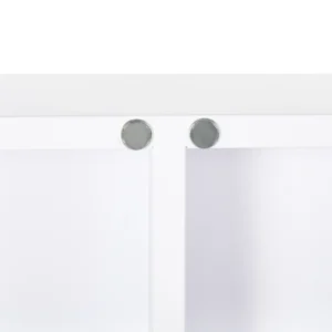 kleankin Ιατρικό ντουλάπι 6 ραφιών με κλειδαριά και 2 κλειδιά, ατσάλι, 55x18x60 cm, λευκό 834-524V00WT - Image 7