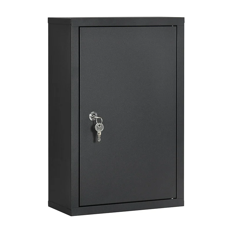 Μεταλλικό Ντουλάπι Φαρμακείου από Ατσάλι 30 x 14 x 46 cm Kleankin 834-554V00BK Μεταλλικό Ντουλάπι Φαρμακείου από Ατσάλι 30 x 14 x 46 cm Kleankin 834-554V00BK