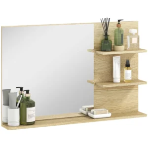 Kleankin Καθρέφτης Μπάνιου με Ράφια