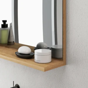 Kleankin Καθρέφτης Μπάνιου με Ράφι, 60x12x40 εκ. 834-723V00ND - Image 8