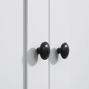 Ξύλινο Έπιπλο με 2 Ντουλάπια και 1 Συρτάρι 76 x 40.5 x 184 cm HOMCOM 835-115WT - Image 7