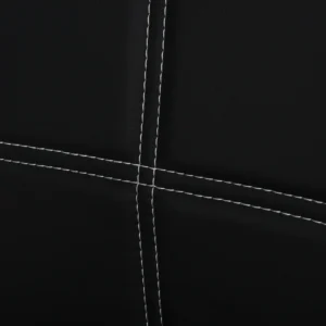 Σετ Τραπέζι Homcom από μέταλλο και γυαλί με 4 επενδυμένες καρέκλες για κουζίνα ή τραπεζαρία μαύρο 835-255BK - Image 5