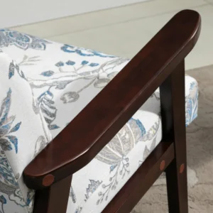 Καρέκλα HOMCOM για Πολυθρόνα σαλονιού με επένδυση με μπράτσα από ξύλο και ύφασμα 835-288 - Image 7