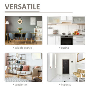 Vintage ντουλάπι HOMCOM Industrial Style Kitchen Sideboard 835-336 - Image 4