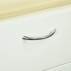 HOMCOM Ντουλάπι μπουφέ 4 πόρτων για κουζίνα με 3 ντουλάπια, συρτάρι, ντουλάπι τοίχου και επιφάνεια στήριξης μοριοσανίδων, 102x48x180cm, λευκό και χρώμα ξύλου 835-606 - Image 6