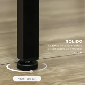 Σετ μπαρ HOMCOM 5 τεμαχίων με ψηλό τραπέζι και 4 σκαμπό σε βιομηχανικό στυλ, καφέ και μαύρο 835-890V00RB - Image 4