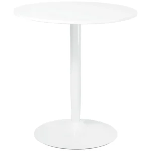 HOMCOM Μοντέρνο στρογγυλό τραπέζι για 2 άτομα σε MDF και ατσάλι