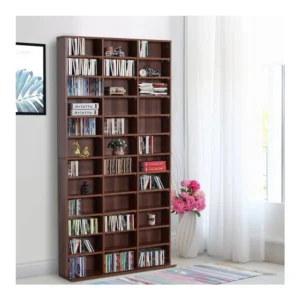 Ξύλινη Βιβλιοθήκη με 36 Ράφια 102 x 23.5 x 195 cm HOMCOM 836-014BN - Image 4