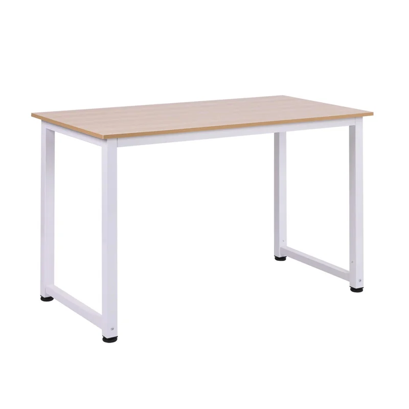 Μεταλλικό Γραφείο 120 x 60 x 76 cm Χρώματος Λευκό HOMCOM 836-121WT Μεταλλικό Γραφείο 120 x 60 x 76 cm Χρώματος Λευκό HOMCOM 836-121WT