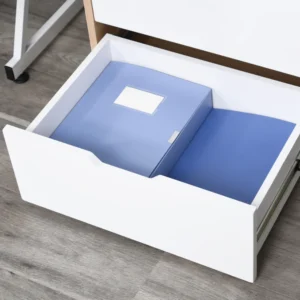 HOMCOM Μοντέρνα Θήκη Εγγράφων Γραφείου 3 Συρτάρια για Σπίτι και Στούντιο 836-245 - Image 7