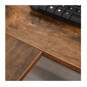 Μεταλλικό Γωνιακό Γραφείο με Θέση για Υπολογιστή 150 x 120 x 75 cm HOMCOM 836-287 - Image 4