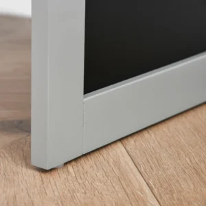 HOMCOM Πτυσσόμενο Γραφείο Εξοικονόμησης Χώρου με Βιβλιοθήκη και Πίνακα για Γραφείο και Σπίτι 98x51x153cm Γκρι 836-296CG - Image 8