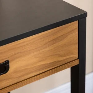 Μεταλλικό Γραφείο με 1 Συρτάρι και 1 Ράφι 110 x 50 x 76 cm HOMCOM 836-507 - Image 7