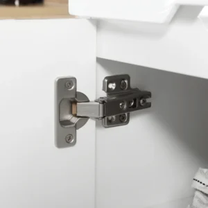 HOMCOM Λεπτή σχάρα παπουτσιών 12 ζευγαριών max για διαδρόμους με 3 ρυθμιζόμενα ράφια και συρτάρι, σε λευκό μοριοσανίδα, 60x32x100 cm 837-288V00WT - Image 7