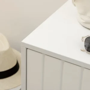 HOMCOM Παπουτσοθήκη Εισόδου με Επενδυμένο Κάθισμα και Ντουλάπι για 4 Ζευγάρια Παπούτσια 80x33x49cm Λευκό 837-297V00WT - Image 7